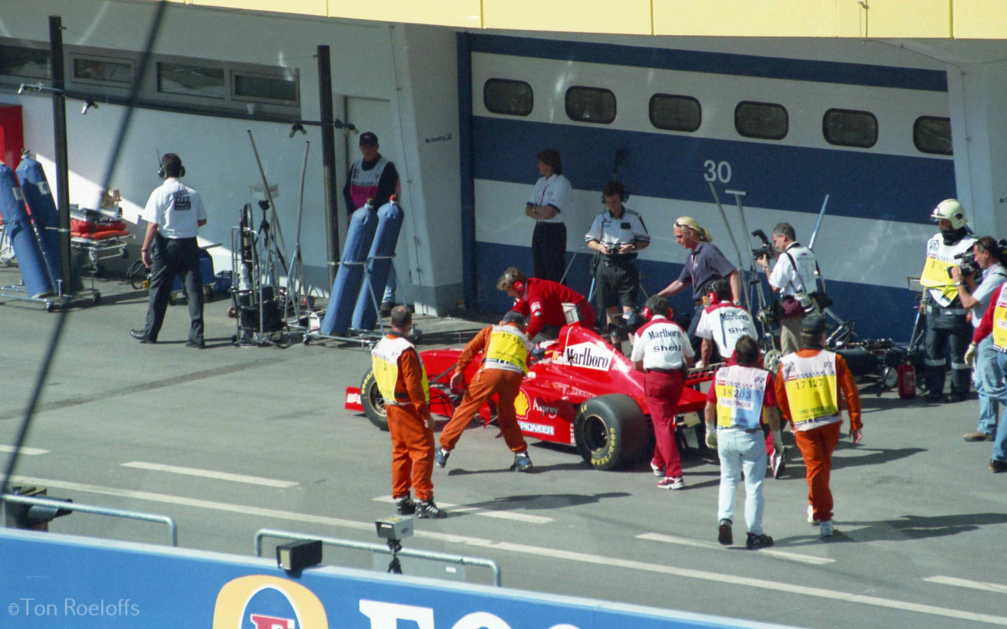 Verstappen pitbox